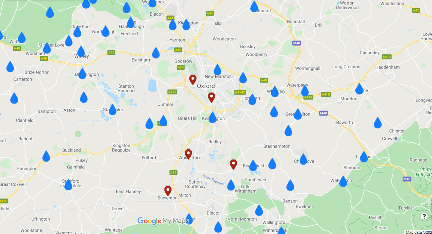 Cpre Oxfordshire Flooding And Pollution Map Cpre Oxfordshire