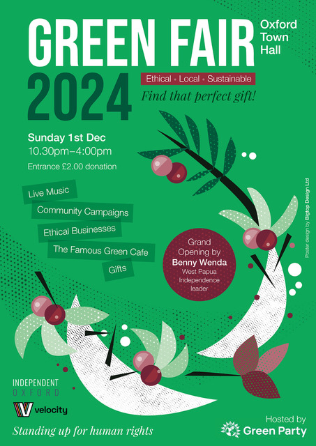 Poster for the Oxford Green Fair