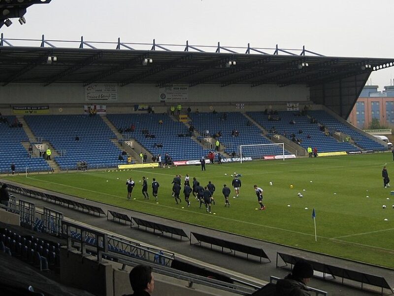 East Stand at Kassam Stadium