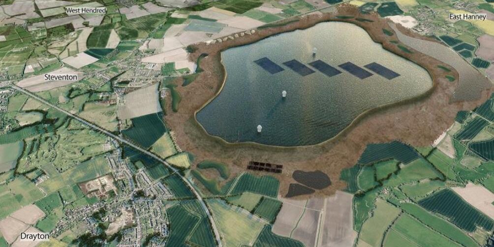 GARD aerial photo montage of Abingdon Reservoir